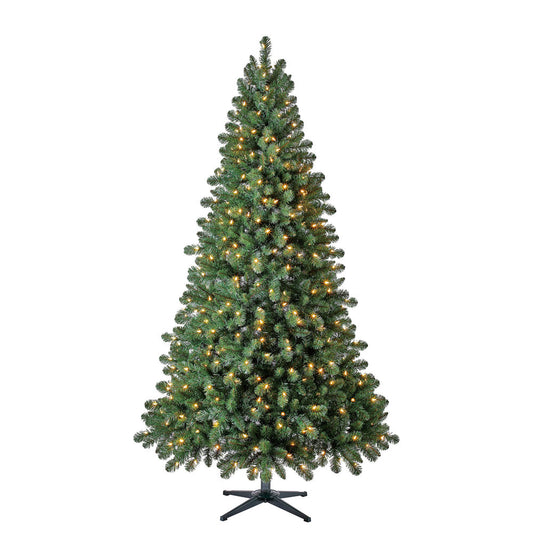 Holiday Time Pre Lit Duncan Fir Artificial Christmas Tree